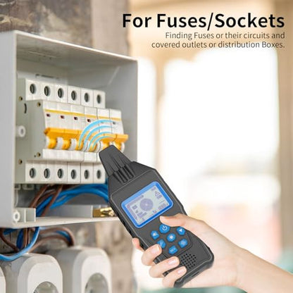 Underground Cable Tester & Circuit Breaker Finder – Professional Anti-Interference Wire Tracer for Buried Cable Locating & Broken Wire Detection - color: Blue