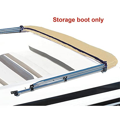 SavvyCraft Boat Bimini Top Cover Storage Boot, Beige 61"-66" W - color: Beige, size: 61"-66" W