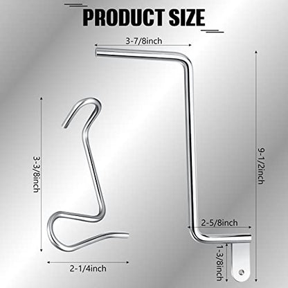 Hicarer 68 Pcs Fence Wire Tightener Tool Bulk Stainless Steel Barbe Wire Fence Tensioner with Handles Repair Tensioning Tool for Garden Farm Livestock Fences