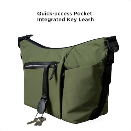 ALPAKA Flow Satchel Crossbody Sling Bag - color: Green-4l