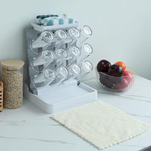Baby Bottle Drying Rack, Vertical Standing Bottle Dryer Rack Holder-Space Saving Baby Bottle Drying Rack for Countertop-Holds Up to 12 Baby Bottles & Cup