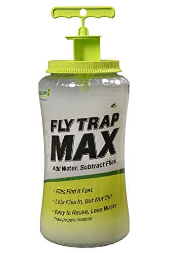 RESCUE! Fly Trap Max – Extra Large Reusable Outdoor Fly Trap - size: 1 Trap
