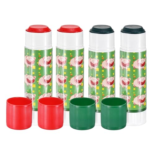 M METERXITY 4-Pack Livestock Marker, 11.4 Cm/4.5 Inches Length Medium Animal Crayons for Pig Cattle Cow Sheep Supplies, Farming Livestock Marking Accessory [2 Red & 2 Green] - color: Red/Green