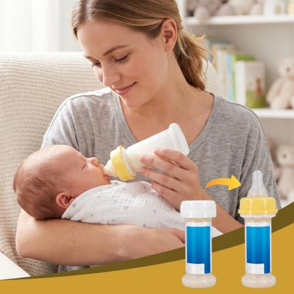 3Pcs Slow Flow Nipples for Similac and Enfamil Ready to Feed Bottles