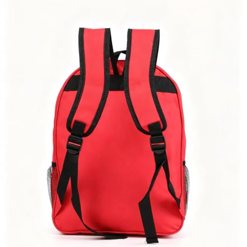 Red Emergency Bag First Aid Backpack Empty Medical Treatment First Responder Trauma Bags for Hiking Outdoors Travel Camping Pet Dog Cat Daycare (Red White) - color: Red White