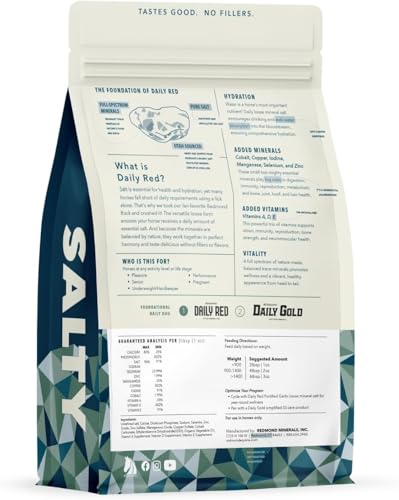 Daily Red Complete Wellness, Fortified Mineral Mix Supplement for Horses (5 LB) - size: 5 LB
