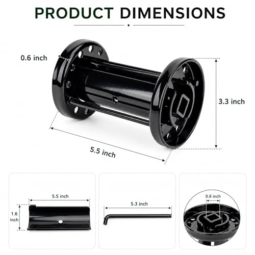 Equine Fencing Accessory Rail Tensioner 5 Pcs, Weatherproof Horse Fence, Suitable for Equine Events, Clubs and Outdoor Riding Perimeter Use - size: Tension Spool