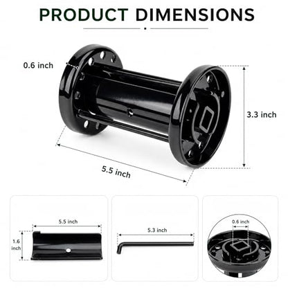 Equine Fencing Accessory Rail Tensioner 5 Pcs, Weatherproof Horse Fence, Suitable for Equine Events, Clubs and Outdoor Riding Perimeter Use - size: Tension Spool