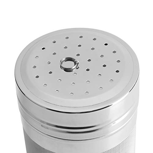 Stainless Steel Mesh Beer Filter, 300 Micron Mesh Homebrew Hops Beer Tea Kettle Brew Filter, Reusable Fine Hop Filter Strainer for Nut Milk Cold Brew Wine Coffee Grain