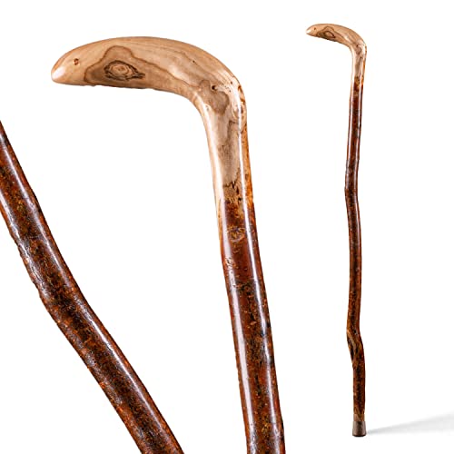 Brazos Wooden Walking Canes for Men and Women, Stable Walking Sticks for Seniors, Made in The USA - size: 37 Inch, style: Knob Root Hardwood 2