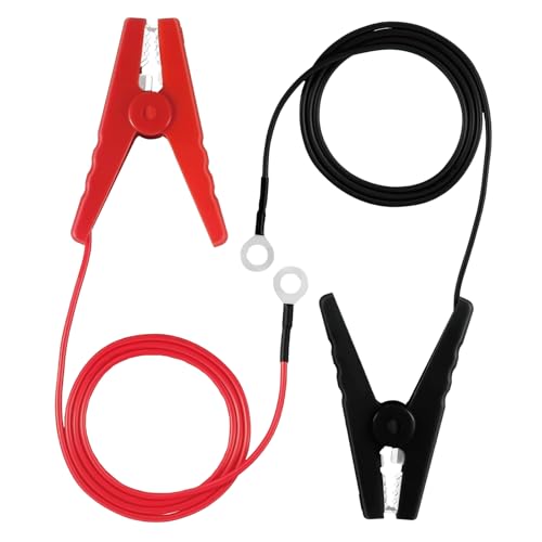 Fence Jumper Cables with Crocodile Clips, Electric Fence Jumping Lead - Solar Electric Fencing Connector Accessory Ideal for Fencing System
