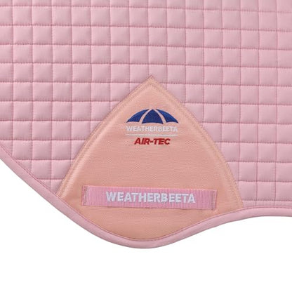 WeatherBeeta Prime Air-Tec Jump Shaped Saddle Pad - color: Light Pink, size: Large