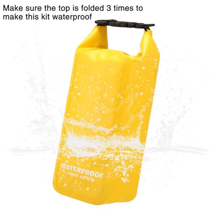 Waterproof First Aid Kit for Boat Marine Roll Top Dry Bag Yellow - color: Ws011-yellow