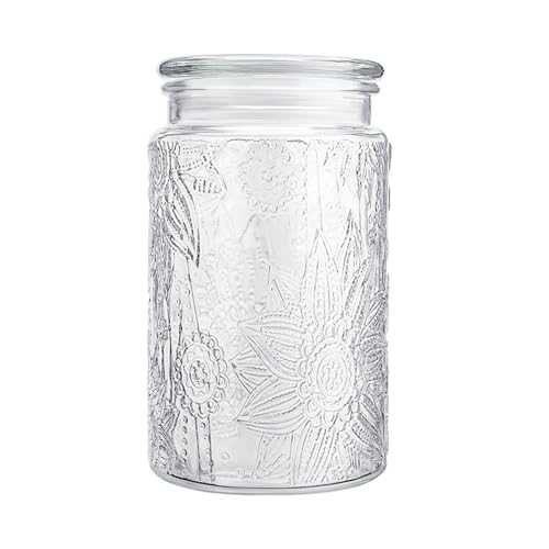 Adodeen Glass Storage Containers With Lids, Glass Jars With Lids, 32OZ - color: 32oz Sunflower
