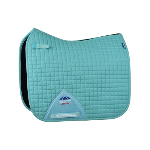 WeatherBeeta Prime Air-Tec Dressage Saddle Pad - color: Light Aqua, size: Large