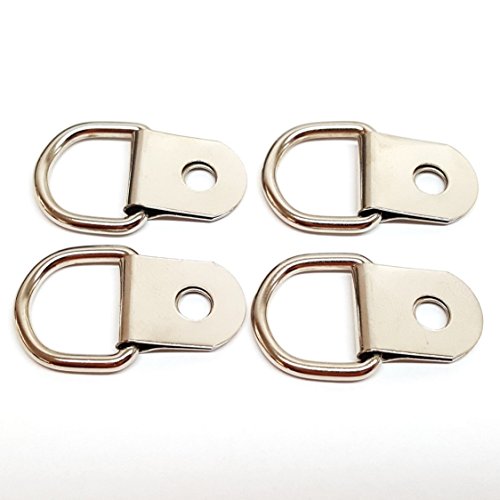 Set of 4 pcs Saddle Repair 3/4" Clip & Dee 5/8" D Ring