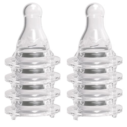 Avima Anti Colic Nipples for Narrow Neck Bottles, 6-12M, (Pack of 6) | Fast Flow. Stage 3