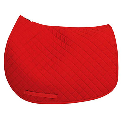 TuffRider Basic All Purpose Horse Riding Saddle Pad - color: Red