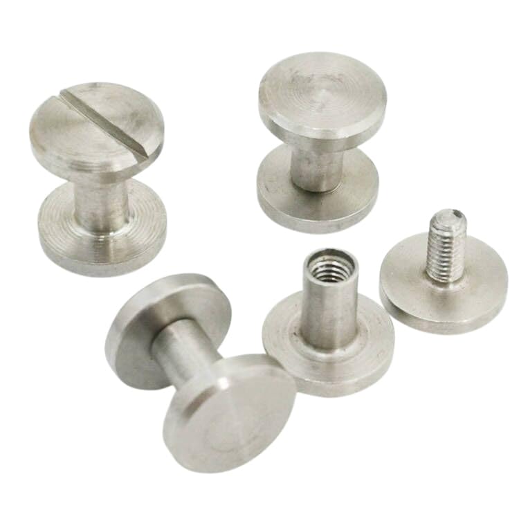 Towonder Stainless Steel Belt Buckle Head DIY Leather Craft Making Rusty Proof Metal Screw Replacement 0.39x0.16x0.28 Inch