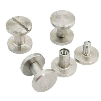 Towonder Stainless Steel Belt Buckle Head DIY Leather Craft Making Rusty Proof Metal Screw Replacement 0.39x0.16x0.28 Inch
