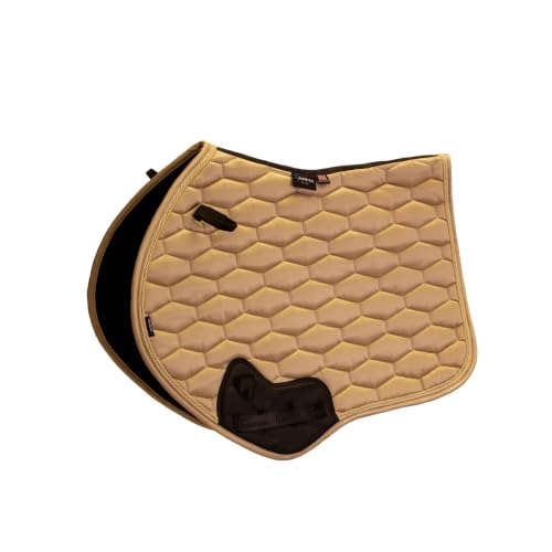ARMA Satin Jump Saddle Pad - color: Champagne, size: 17"-18"
