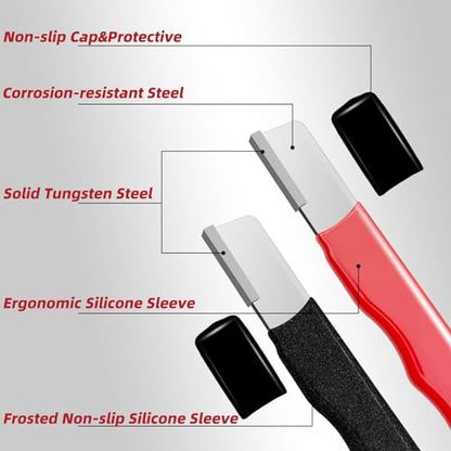 2 Pieces Garden Tool Sharpener, Garden Tool Blade Sharpener for Knife, Garden Knife Sharpener for Hedge Shears Scissors, Mini Sharpener for Gardening Pruner, Loppers