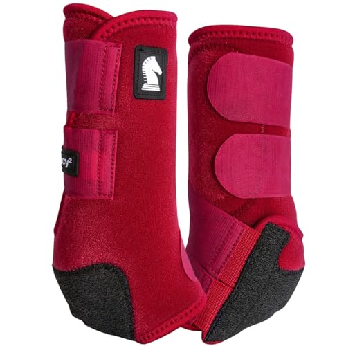 Classic Equine Legacy2 Support Boots - color: Crimson