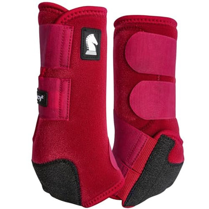 Classic Equine Legacy2 Support Boots - color: Crimson