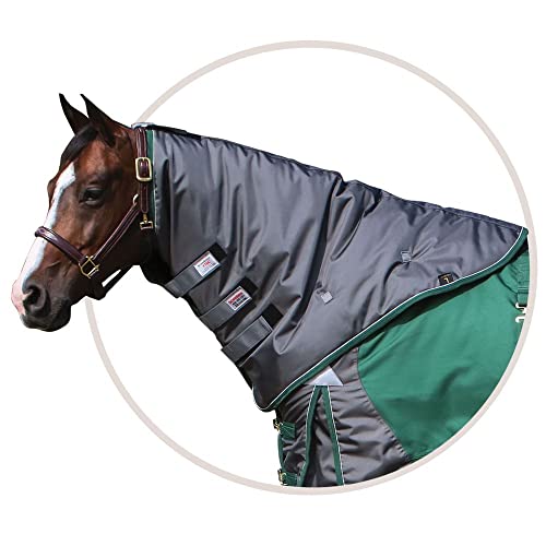 Warrior VTEK Horse Turnout Blanket | Neck Cover for Horses | Wither Relief | Horse Blankets for Winter Waterproof | Breathable Horse Blankets