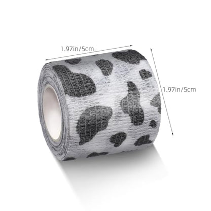 POPETPOP 6 Rolls Self Adhesive Bandage Wrap for Dogs Cats Rabbits Breathable Vet Wrap Dirt-Resistant Elastic Cloth for Paw Protection Wound Care Outdoor Activity 1.96In Rolls