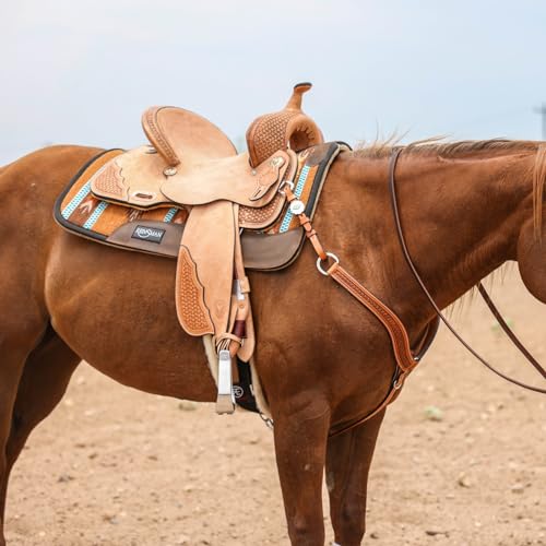 Reinsman Straight Fleece Cinch | Equestrian Horse Riding Western Durable Comfortable Versatile Plush Soft Girth with Stainless Steel Hardware & Removable Liners - size: 32"