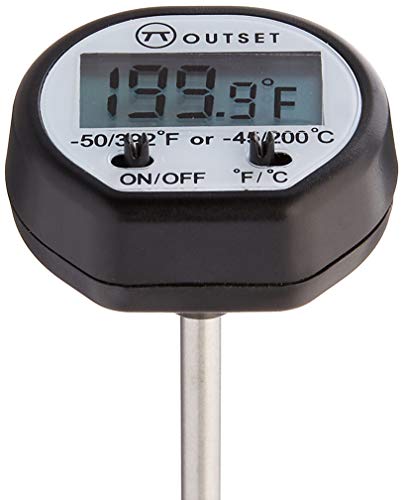 Outset F800 Instant-Read Digital Thermometer,Black - style: Instant Read