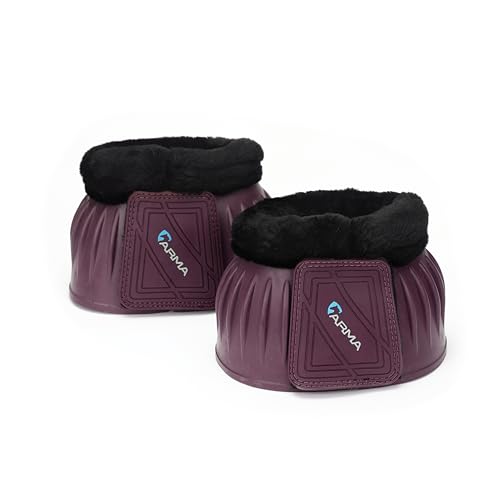 ARMA Fleece Trim Bell Boot (Black Cherry, Pony) - color: Black Cherry, size: Pony
