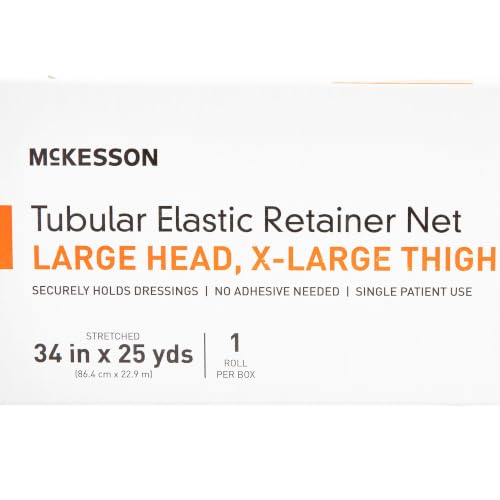 McKesson Tubular Elastic Retainer Net Dressing, Large, 34 in x 25 yd, 1 ct - size: Size 8 1 Count