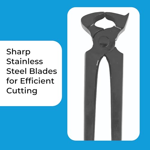 12" Hoof Cutting Nipper, Professional Stainless Steel Farrier Tool for Horse Hoof Trimming and Care - style: Cutting Nipper 12"