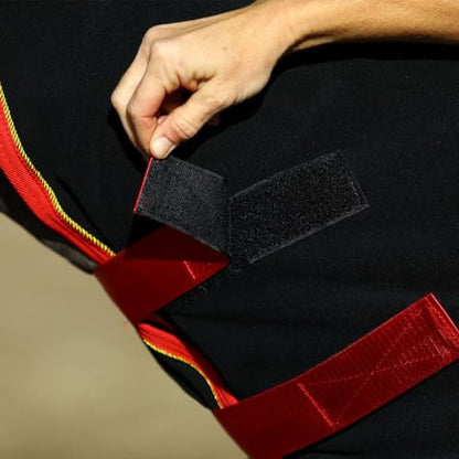 Dura-Tech Polar Fleece Contour Award Cooler [Extra Coverage] | Quick Moisture Wicking | Luxurious Feel | Ideal Horse Show Award | Size Large - size: Large -- 76" - 80"