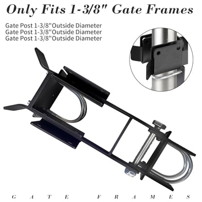 Heavy Duty Chain Link Double Gate Latch for 1-3/8 Inch Frames