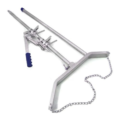 SURGICAL ONLINE 65” Calf Puller - Enhanced Calving Efficiency, Ergonomic Design, Precision Ratchet, Multiple Hooks, Robust Stainless Steel - Ideal for Large Breed Cows