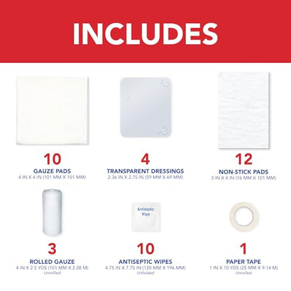 All Health Wound Care Kit & First Aid Kit, Everyday Essentials, 40 Pieces