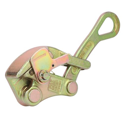 1 Pack 2T Cable Grip, 4409 lbs Wire Gripper, Wire Rope Tightener, Cable Pulling Tool, Carbon Steel Wire Stretcher with Swing Latch, Steel Cable Puller Tool for Wire Rope, Electricity, Industry - size: 1 Pack 2T Cable Grip