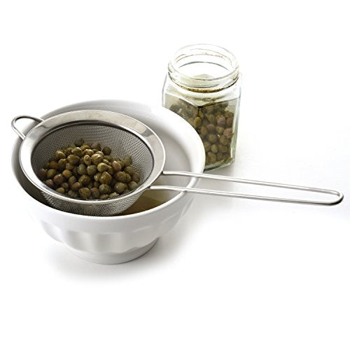 Norpro Stainless Steel Strainer, 4-inch, Silver, 1 Count (Pack of 1) - size: 1 Count (Pack of 1)