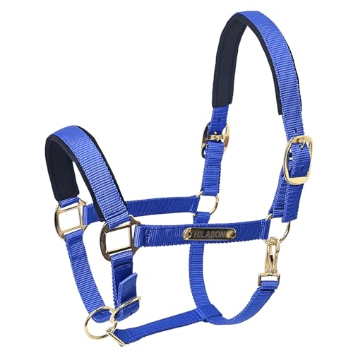 HILASON Western Safety Horse Halter Comfortable and Flexible | Nylon Halters Adjustable Cute