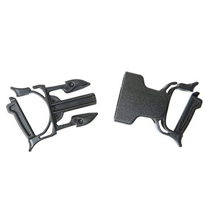 GEAR AID Dual Snap Bar Buckle, 1”, Black