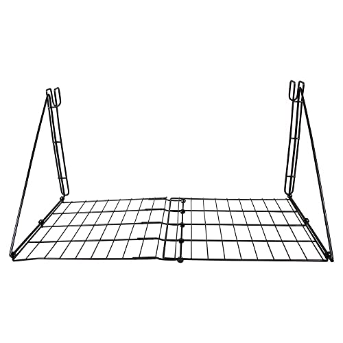 Easy-Up Portable Hanging Shelf for Horse Show | Heavy Duty Steel Mesh | Folds for Easy Transport | Size 36L x 18D