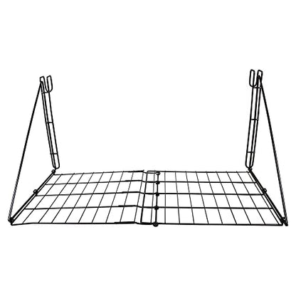 Easy-Up Portable Hanging Shelf for Horse Show | Heavy Duty Steel Mesh | Folds for Easy Transport | Size 36L x 18D