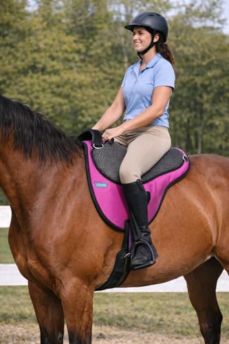 Horse Western Trail Neoprene Padded Anti-Slip Bareback Saddle Pad 39TS06 - color: Purple, size: 33" L x 25" W