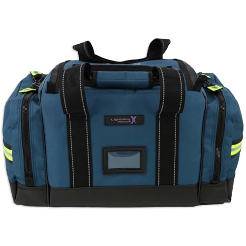 Lightning X Modular Large EMT Medic First Responder EMS Trauma Jump Bag w/Embroidered Name - Blue - color: Blue