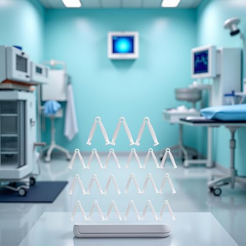 20Pcs Disposable Umbilical Cord Clamps - Sterilized Medical-Grade Puppy Birth Tool for Small Animals | Quick-Release Vet-Approved Pet Delivery Supplies,Veterinary Supplies, Pet Midwifery Tools