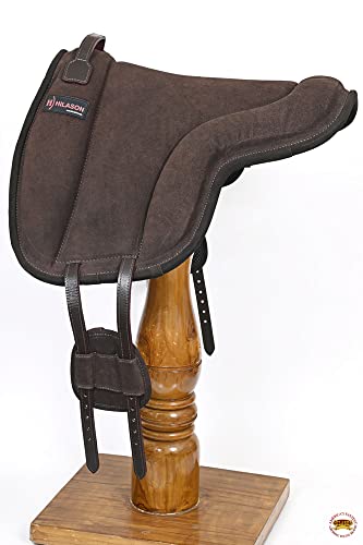 HILASON Horse Bareback Saddle Pad Brown 24 X 36 in
