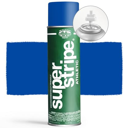 Fox Valley Athletic Field Striping Paint 18 oz Pack of 6, Blue - color: Athletic Blue